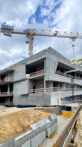 Nova USF do Parque das Nações avança com estrutura em betão armado